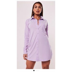 lilac colorado graphic jersey shirt dress